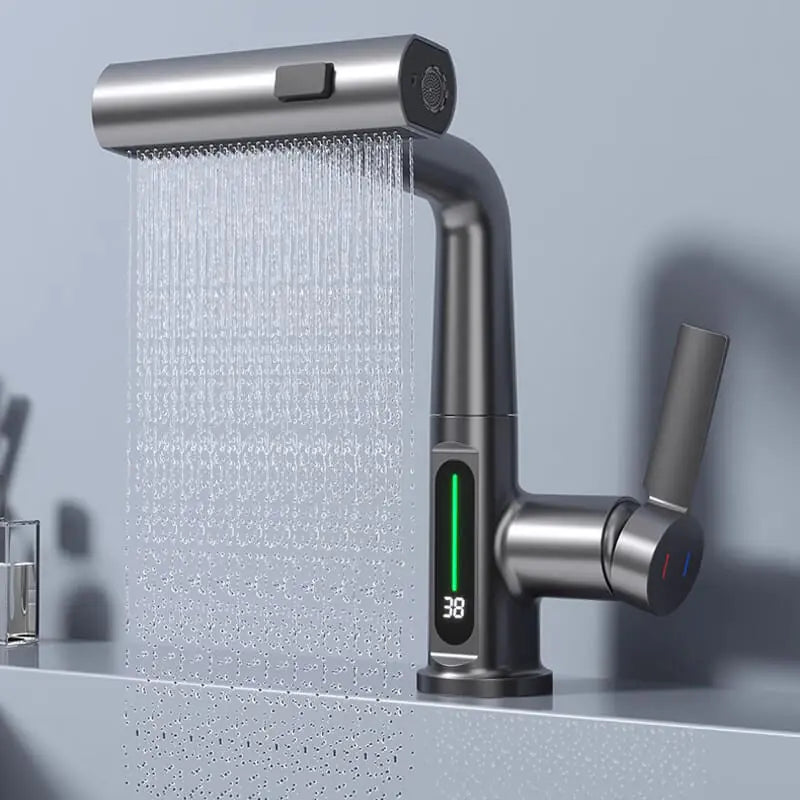 Smart Digital Display Rotating Faucet - Asicalation