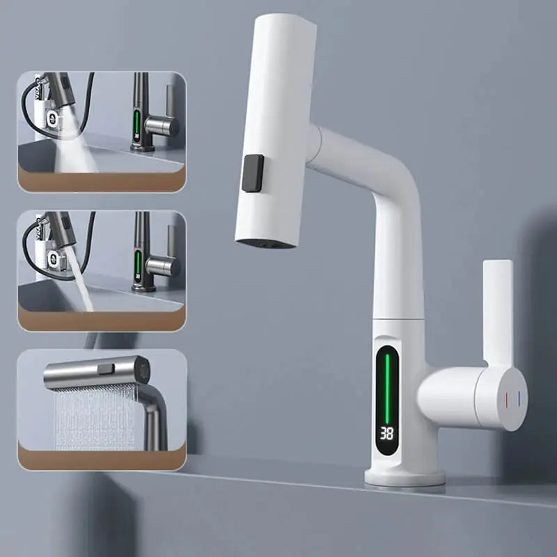 Smart Digital Display Rotating Faucet - Asicalation
