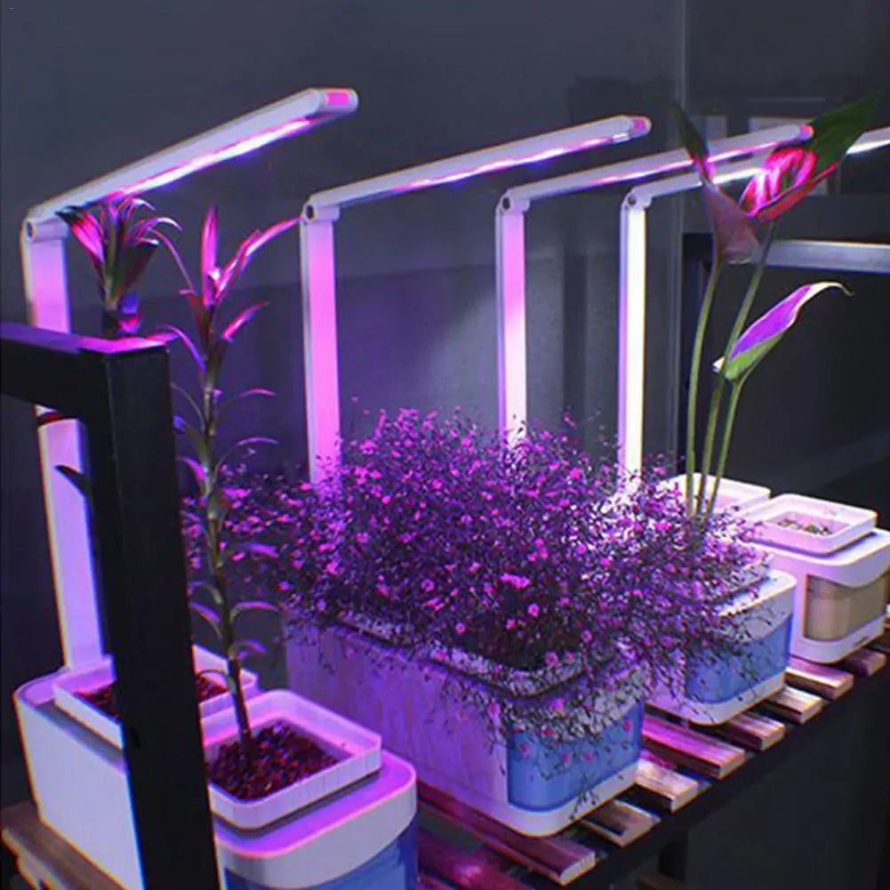 Smart Hydroponic Indoor Herb Garden Kit with LED Growth Light for Flowers and Vegetables - Asicalation