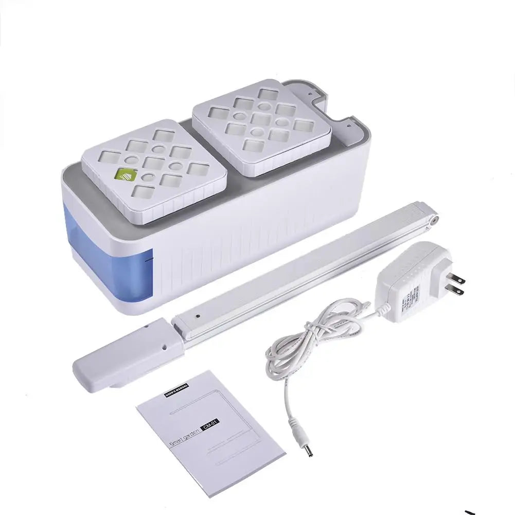 Smart Hydroponic Indoor Herb Garden Kit with LED Growth Light for Flowers and Vegetables - Asicalation