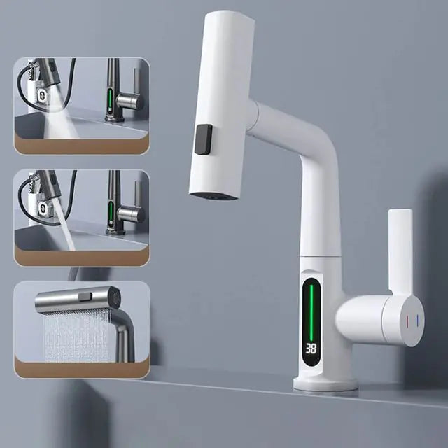 Smart Digital Display Rotating Faucet - Asicalation