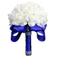 Wedding Fake Flowers Bridal Bouquets Bridesmaid Rose Centerpiece Bride Hydrangea Artificial White Lily of the Valley Supplies