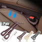 2Pcs Car Seat Gap Filler Organizer PU Waterproof Universal Car Seat Gap Anti-leak Stopper Strip 2Slot Seat Gap Storage Organizer - Asicalation