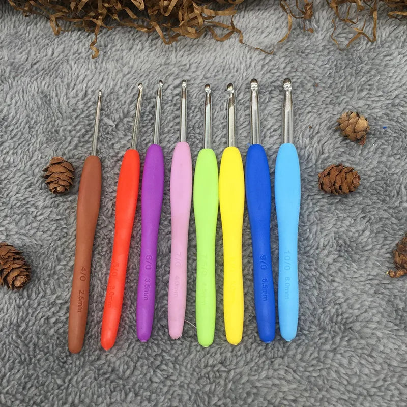 Sewing Tool Set 16 Sizes Crochet Hooks Needles Stitches Knitting Craft Case Crochet Set