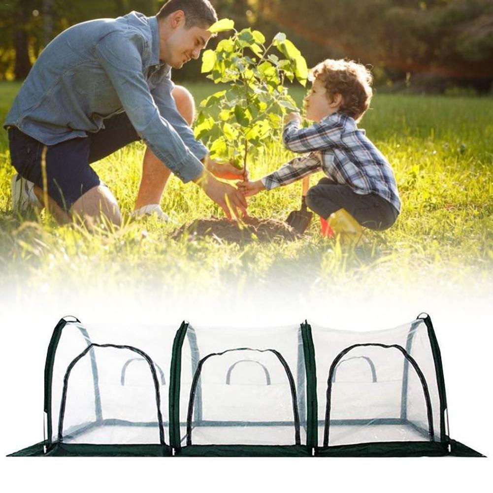 Mini Foldable Greenhouse Mini Pop Up Grow House Garden Indoor Outdoor Backyard Protector Portable Gardening Plant Shelter - Asicalation